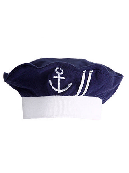 Newborn Infant Nautical Sailor Embroidered Baby Boy Hat, 3-12 Months - Bilo store