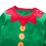 Unisex Baby Holiday Elf Long/Short Sleeved Costume Romper