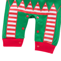 Unisex Baby Holiday Elf Long/Short Sleeved Costume Romper