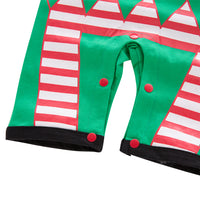 Unisex Baby Holiday Elf Long/Short Sleeved Costume Romper